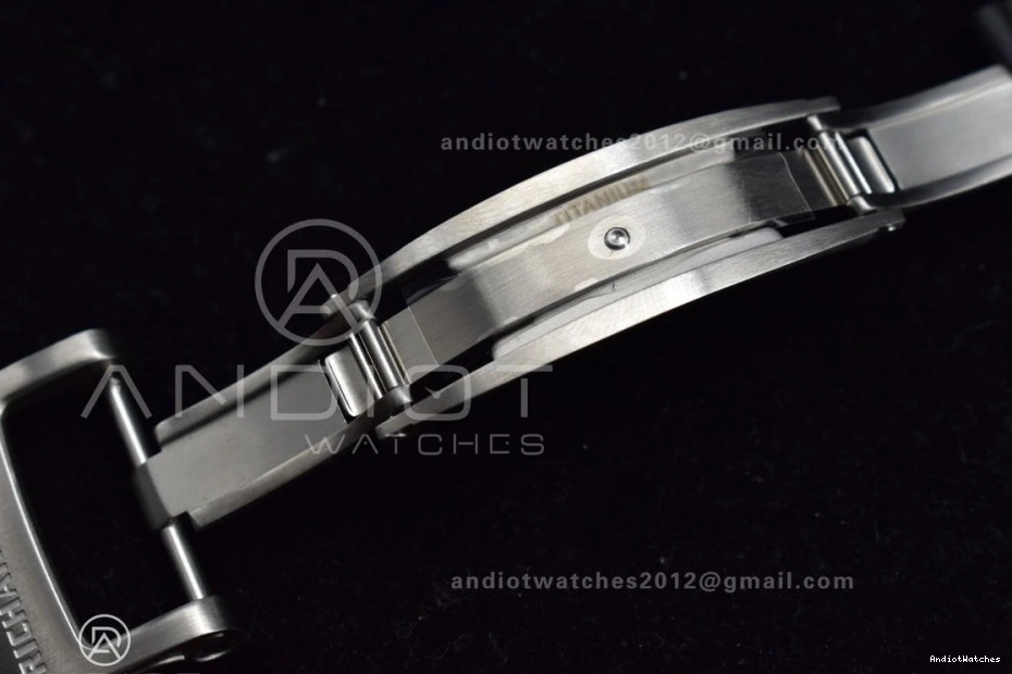 Chrono Strap V Edition Crystal Dial Black 1:1 KVF on Rubber RM011 Black SS 1025 Best Sophisticated A7750 0405